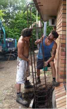 Placing steel prior to inspection